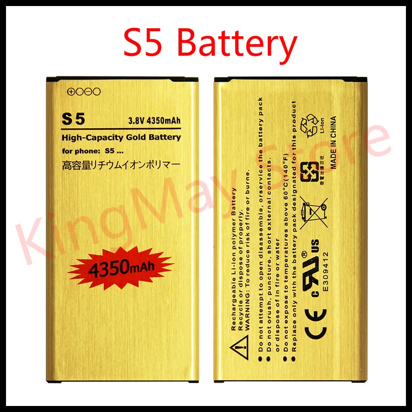 High Capacity Golden EB-BG900BBC EB-BG900BBE for Samsung S5 Battery for Galaxy S5 G9006 i9600 battery bateria S5
High Capacity Golden EB-BG900BBC EB-BG900BBE for Samsung S5 Battery for Galaxy S5 G9006 i9600 battery bateria S5