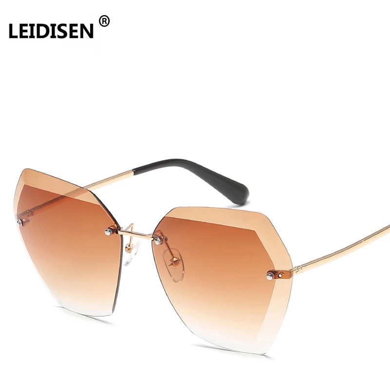 LEIDISEN Fashion Gradient Sunglasses Men Brand Designer High Quality Rimless Women Sun Glasses Female 2018 oculos de sol
LEIDISEN Fashion Gradient Sunglasses Men Brand Designer High Quality Rimless Women Sun Glasses Female 2018 oculos de sol