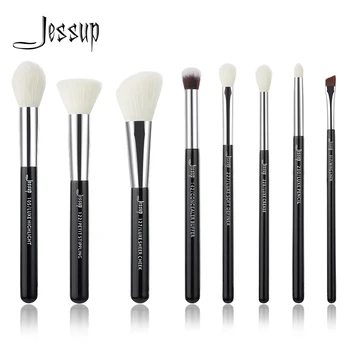 Jessup Brand Black/Silver Professional Makeup Brushes Set Make up Brush Tools kit Foundation Stippling natural-synthetic hair
Jessup Brand Black/Silver Professional Makeup Brushes Set Make up Brush Tools kit Foundation Stippling natural-synthetic hair