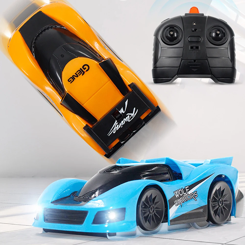 

Electricity Stunt Cars Remote Control Wall Climbing RC Car LED Lights 360 Degree Rotating Toys Antigravity Machine Wall Racer