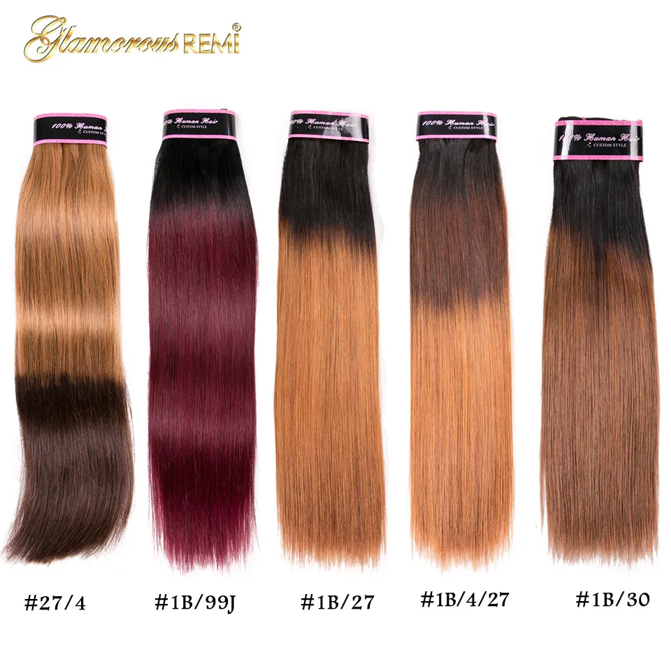 Ombre Straight Hair With Closure 1b/27 1b/99j 1b/4/27 27/4 1b/30 bundles with Closure 8-26Inch 100% Human Remy Hair Extensions
Ombre Straight Hair With Closure 1b/27 1b/99j 1b/4/27 27/4 1b/30 bundles with Closure 8-26Inch 100% Human Remy Hair Extensions