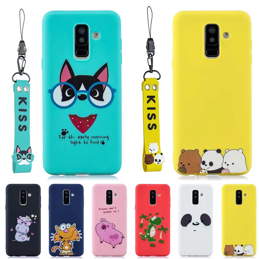 Cute Silicone Phone Case For Samsung Galaxy A6 Plus 2018 cat panda dinosaur Soft Case For samsung a6 a8 2018 Cover Lanyard
Cute Silicone Phone Case For Samsung Galaxy A6 Plus 2018 cat panda dinosaur Soft Case For samsung a6 a8 2018 Cover Lanyard