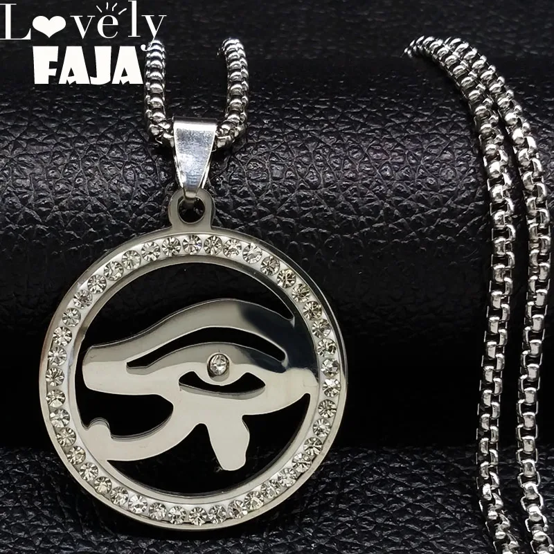 2019 Fashion Evil Eye Stainless Steel Crystal Chain Necklace for Women Silver Color Necklace Jewelry colares N18141
2019 Fashion Evil Eye Stainless Steel Crystal Chain Necklace for Women Silver Color Necklace Jewelry colares N18141