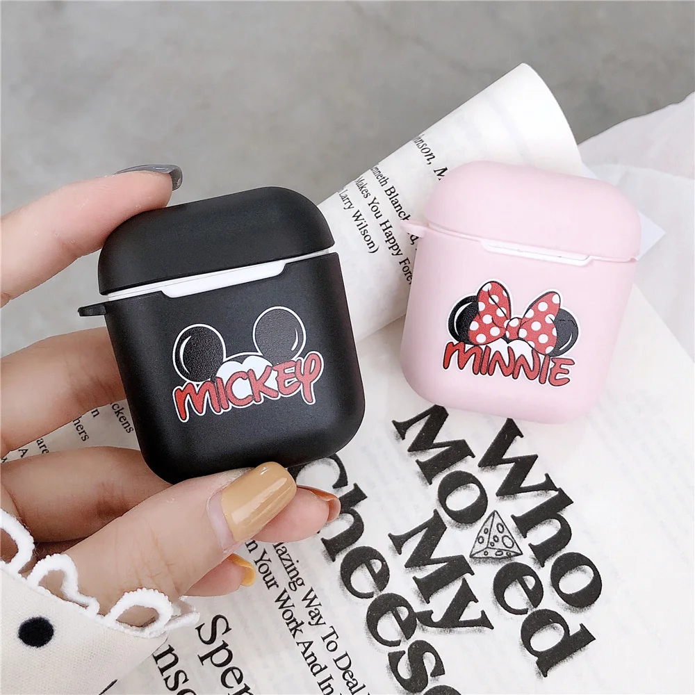 For Apple Airpods Case Cover Mickey Minne Cartoon Wireless Bluetooth Earphone Silicone Charging Headphones Cases Protective Bag
For Apple Airpods Case Cover Mickey Minne Cartoon Wireless Bluetooth Earphone Silicone Charging Headphones Cases Protective Bag