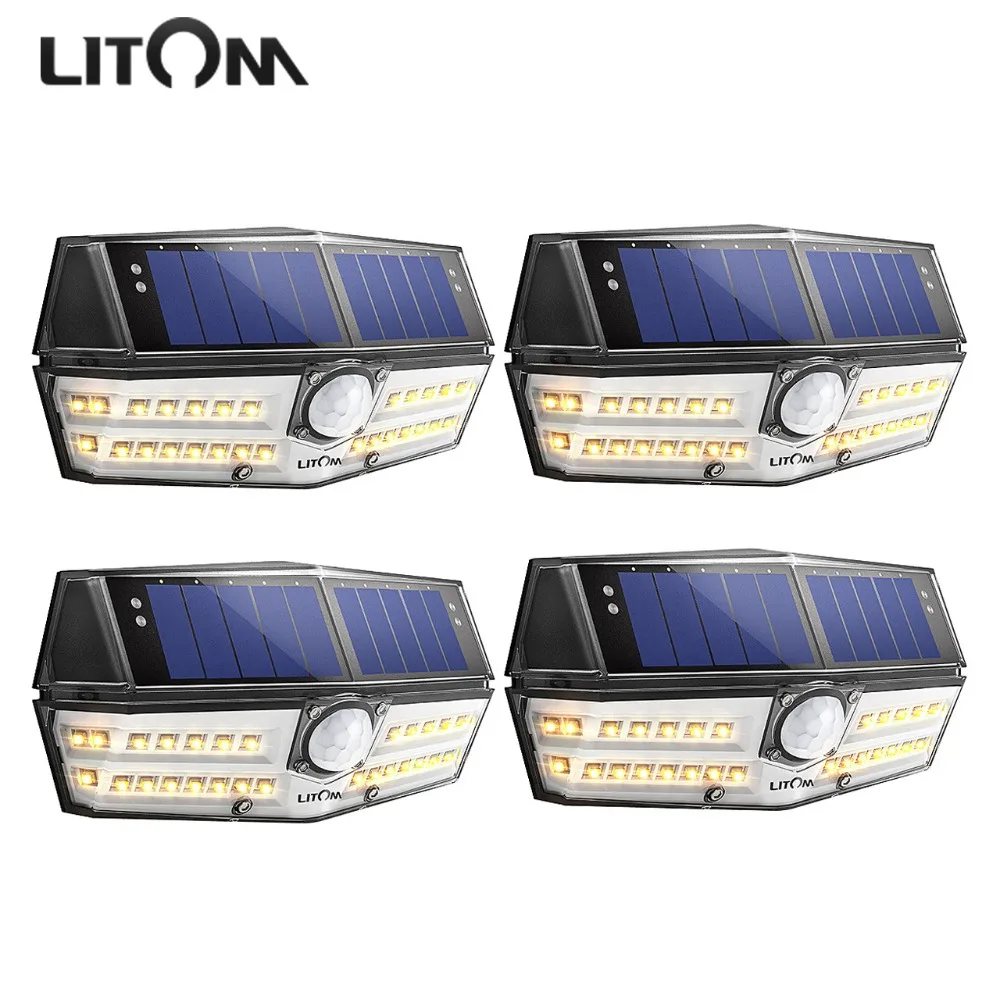 Litom Warm/Cool White 30 LED Garden Solar Lights IP66 Waterproof Solar Lamp Wide Angle Sensor For Outdoor Garage Swimming Pool
Litom Warm/Cool White 30 LED Garden Solar Lights IP66 Waterproof Solar Lamp Wide Angle Sensor For Outdoor Garage Swimming Pool