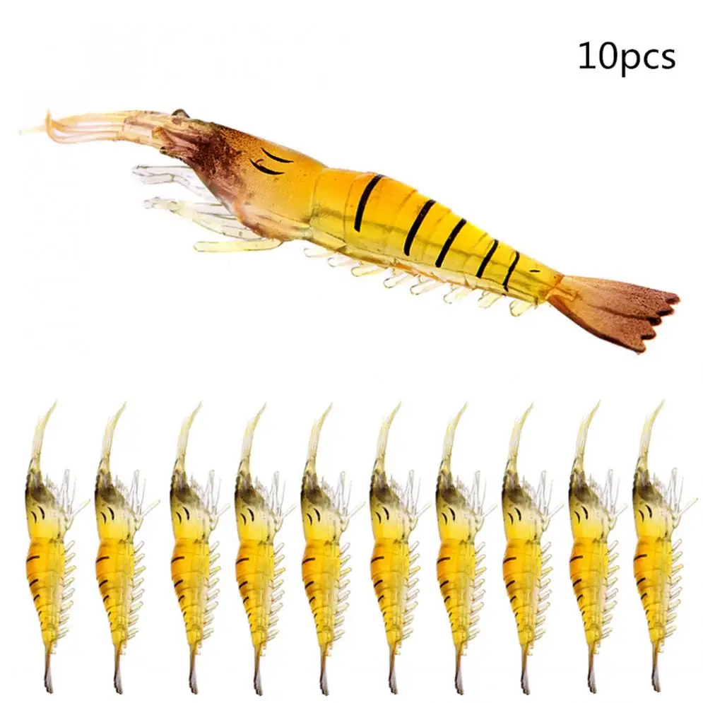 10pcs/lot 10cm Soft Shrimp Fishing Lure Artificial Bait Silicone Fishing Lure Lifelike Prawn Squid Fishing Tackle Accessories
10pcs/lot 10cm Soft Shrimp Fishing Lure Artificial Bait Silicone Fishing Lure Lifelike Prawn Squid Fishing Tackle Accessories