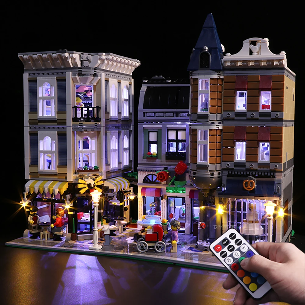 Remote control Led Light Set For 10255 Assembly Square Building Blocks Creator City Street Toys (light with Battery box
Remote control Led Light Set For 10255 Assembly Square Building Blocks Creator City Street Toys (light with Battery box