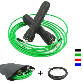 Adjustable High Speed Jump Rope With Bag&Extra Cable Skipping Rope Anti-Slip Handles For Crossfit Boxing Jumping Rope
Adjustable High Speed Jump Rope With Bag&Extra Cable Skipping Rope Anti-Slip Handles For Crossfit Boxing Jumping Rope