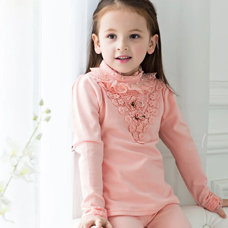 new spring fashion Korean children clothing for girls kids tops knitted lace flower girl bottoming Princess t shirt DQ215
new spring fashion Korean children clothing for girls kids tops knitted lace flower girl bottoming Princess t shirt DQ215