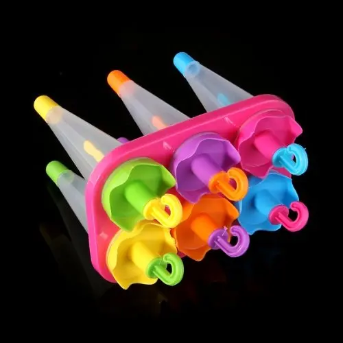 Durable 6 X Umbrella Cell Frozen Mold Popsicle Maker Lolly Mould Tray | Дом и сад