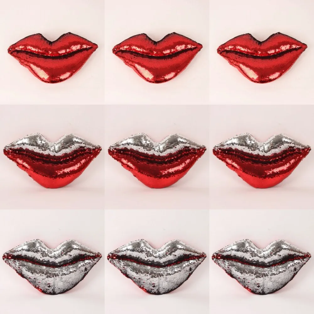 Two-Colors Sequin Lips Cushion Irregular Pillow Cartoon Expression PC08 Pillows Red Silver Mouth Car Sofa Living Room Cushions
Two-Colors Sequin Lips Cushion Irregular Pillow Cartoon Expression PC08 Pillows Red Silver Mouth Car Sofa Living Room Cushions