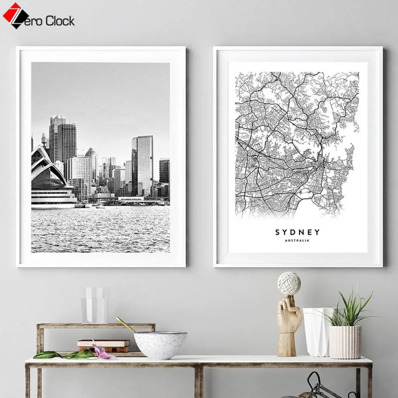 Sydney City Scenery Canvas Painting Australia Map Print Travel Poster Black and White Wall Art Wall Pictures for Living Room
Sydney City Scenery Canvas Painting Australia Map Print Travel Poster Black and White Wall Art Wall Pictures for Living Room