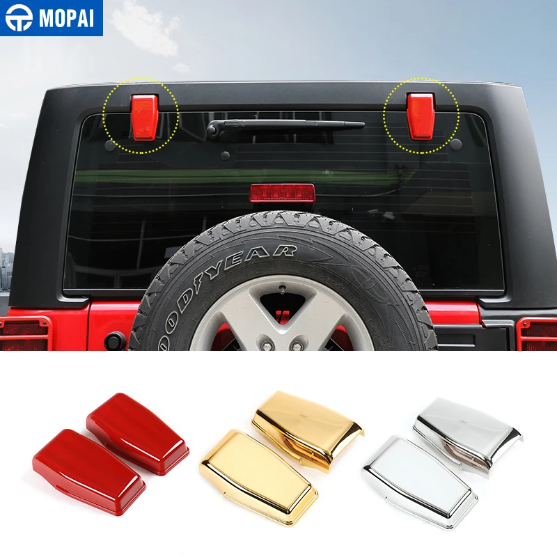 MOPAI Car Exterior Liftgate Rear Door Window Glass Hinge Cover Decoration Stickers for Jeep Wrangler JK 2007 Up Car Styling
MOPAI Car Exterior Liftgate Rear Door Window Glass Hinge Cover Decoration Stickers for Jeep Wrangler JK 2007 Up Car Styling