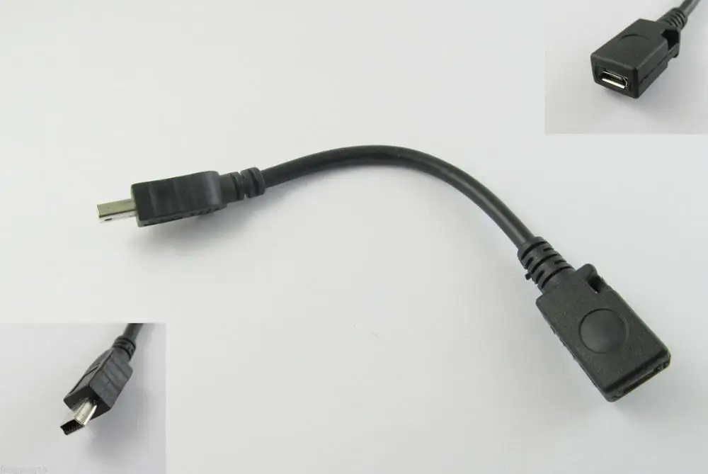 10 шт. USB 2,0 Mini B 5-контактный штекер для Micro 5 штырьковый гнездовой адаптер кабель преобразователя данных 13,5 см
10 шт. USB 2,0 Mini B 5-контактный штекер для Micro 5 штырьковый гнездовой адаптер кабель преобразователя данных 13,5 см