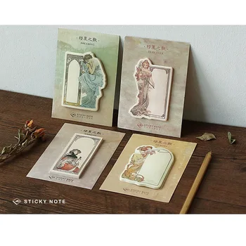 24 pcs/Lot Mucha Vintage sticky note Beautiful women Post memo pad sticker scrapbooking Office material School supplies F121
24 pcs/Lot Mucha Vintage sticky note Beautiful women Post memo pad sticker scrapbooking Office material School supplies F121