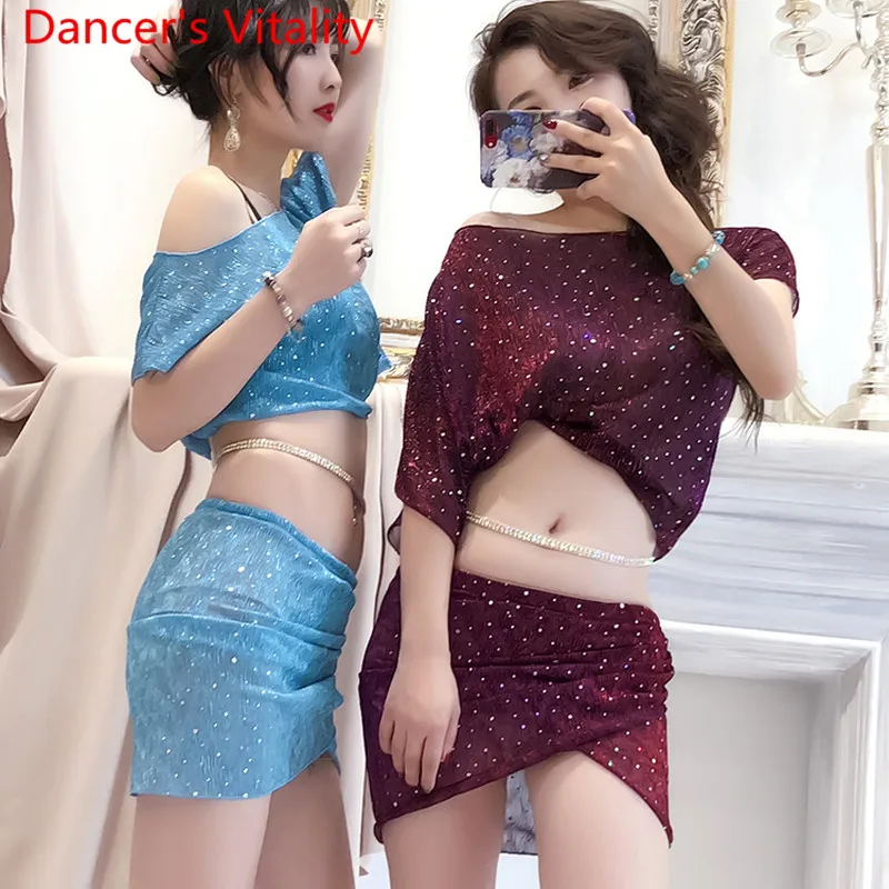 Belly Dance 2019 New Sequin Top Skirt 2pcs Oriental Indian Dancing Women Sexy Beginner Practice Clothes Group Stage Wear Suit
Belly Dance 2019 New Sequin Top Skirt 2pcs Oriental Indian Dancing Women Sexy Beginner Practice Clothes Group Stage Wear Suit