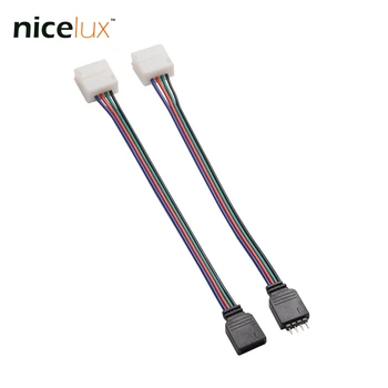 10pair/lot 4 Pin LED Strip Connector Wire Male to Female Cable for 10mm 5050 IP65 Waterproof RGB LED Tape Light to Power
10pair/lot 4 Pin LED Strip Connector Wire Male to Female Cable for 10mm 5050 IP65 Waterproof RGB LED Tape Light to Power