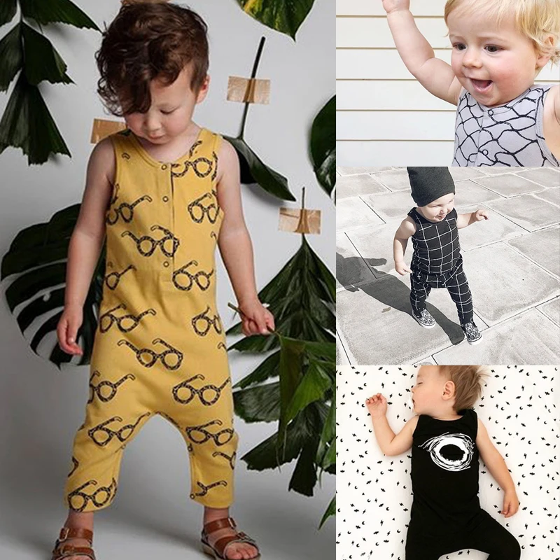 RP-167 Baby Rompers Tiny Cotton Neonatal Boys Girls Clothes Printed Sunglasses Summer Clothing Sleeveless Bobo overalls Choose
RP-167 Baby Rompers Tiny Cotton Neonatal Boys Girls Clothes Printed Sunglasses Summer Clothing Sleeveless Bobo overalls Choose