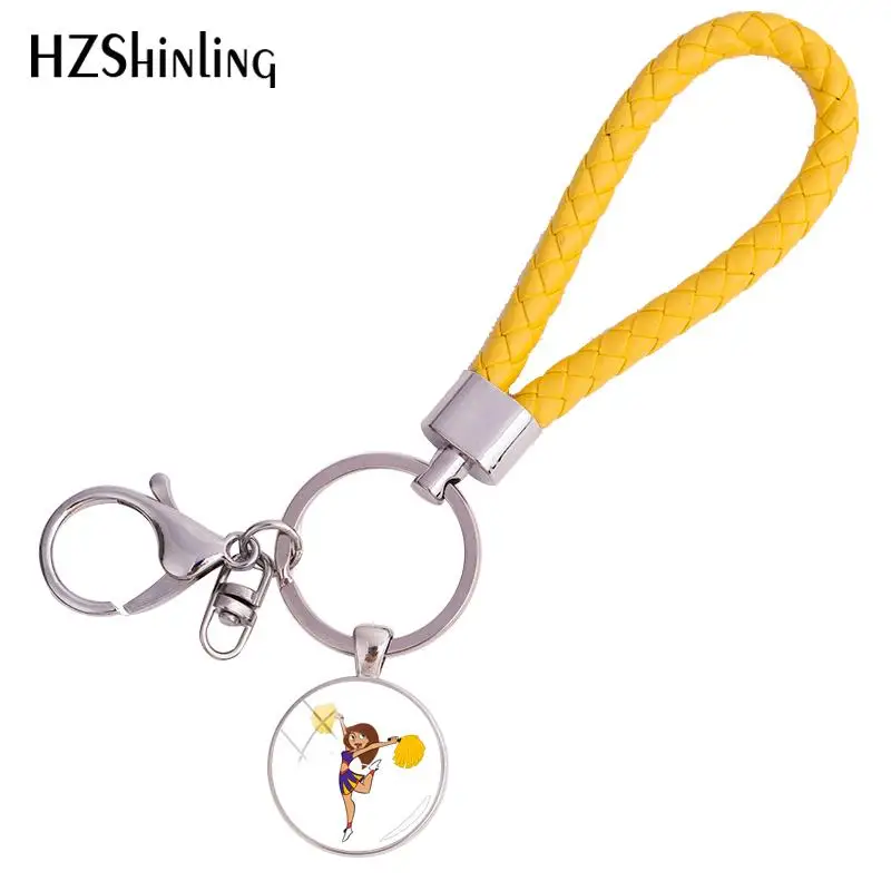 2018 New I Love cheer Leather Rope Keyring Jumping Cheerleaders Team Fish Art Keychains Round Jewelry Glass Dome Keyrings
2018 New I Love cheer Leather Rope Keyring Jumping Cheerleaders Team Fish Art Keychains Round Jewelry Glass Dome Keyrings
