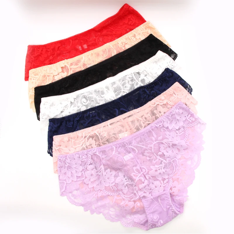 Plus Size Lace Underwear For Women Briefs Sexy Panties for Women XL- 4XL Comfort Underpants
Plus Size Lace Underwear For Women Briefs Sexy Panties for Women XL- 4XL Comfort Underpants