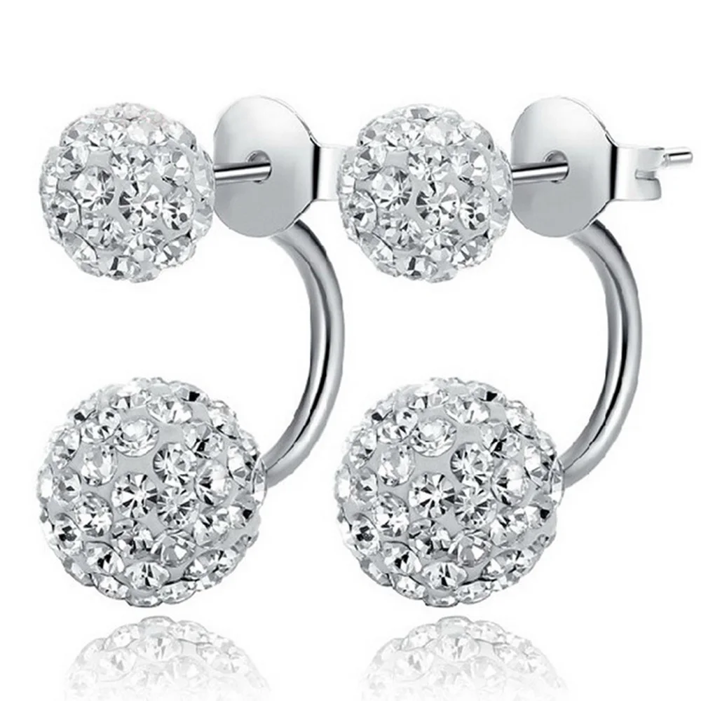 Jade Angel 925 Silve Double Hoop Clear Cubic Zircon Stud Earrings Valentine's Day Gifts Birthday Gifts Christmas Gifts
Jade Angel 925 Silve Double Hoop Clear Cubic Zircon Stud Earrings Valentine's Day Gifts Birthday Gifts Christmas Gifts