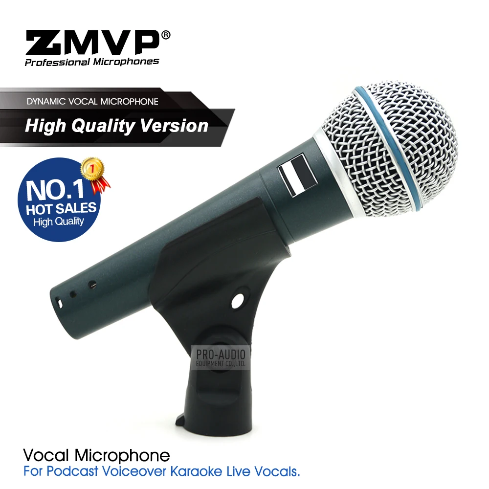 High Quality Version BETA58A Wired Microphone Professional Supercardioid BETA58 Handheld Mic Mike for Karaoke Live Vocals Stage
High Quality Version BETA58A Wired Microphone Professional Supercardioid BETA58 Handheld Mic Mike for Karaoke Live Vocals Stage