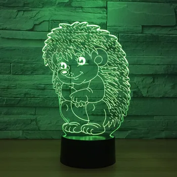 3D Led Hedgehog Baby Modelling Touch Button Nightlight 7 Colors Usb Cartoon Table Lamp Baby Bedside Lighting Fixtures Home Decor
3D Led Hedgehog Baby Modelling Touch Button Nightlight 7 Colors Usb Cartoon Table Lamp Baby Bedside Lighting Fixtures Home Decor