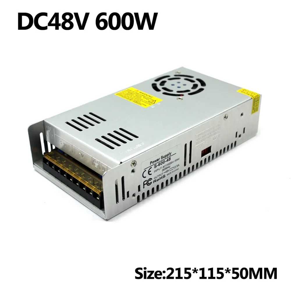 AC 220V to 48v Dc Switching Power Supply 48v 12.5a 600w Power Supply 48 v Source Ac-Dc 48v Power Supply 12.5a 600w Smps
AC 220V to 48v Dc Switching Power Supply 48v 12.5a 600w Power Supply 48 v Source Ac-Dc 48v Power Supply 12.5a 600w Smps