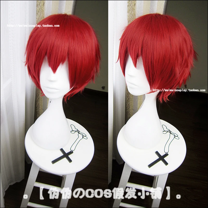 Assassination Classroom Karma Akabane Akashi Seijuro Sasori Short Red Cosplay Wig Heat Resistance Fibre + Free Wig Cap
Assassination Classroom Karma Akabane Akashi Seijuro Sasori Short Red Cosplay Wig Heat Resistance Fibre + Free Wig Cap