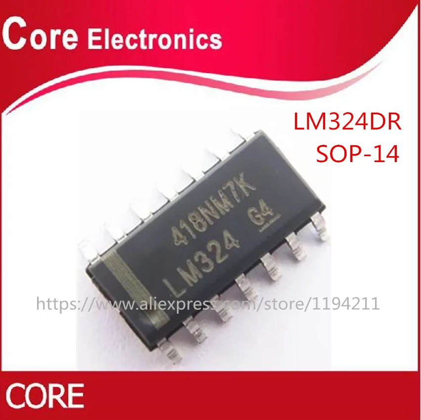 500 шт. LM324DR SOP14 LM324 СОП SMD LM324DR2G LM324DT | Электронные компоненты и принадлежности