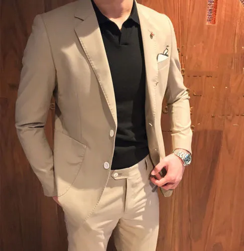 High Quality Two Buttons Groomsmen Notch Lapel Groom Tuxedos Men Suits Wedding/Prom Best Man Blazer ( Jacket+Pants+Tie) A140
High Quality Two Buttons Groomsmen Notch Lapel Groom Tuxedos Men Suits Wedding/Prom Best Man Blazer ( Jacket+Pants+Tie) A140