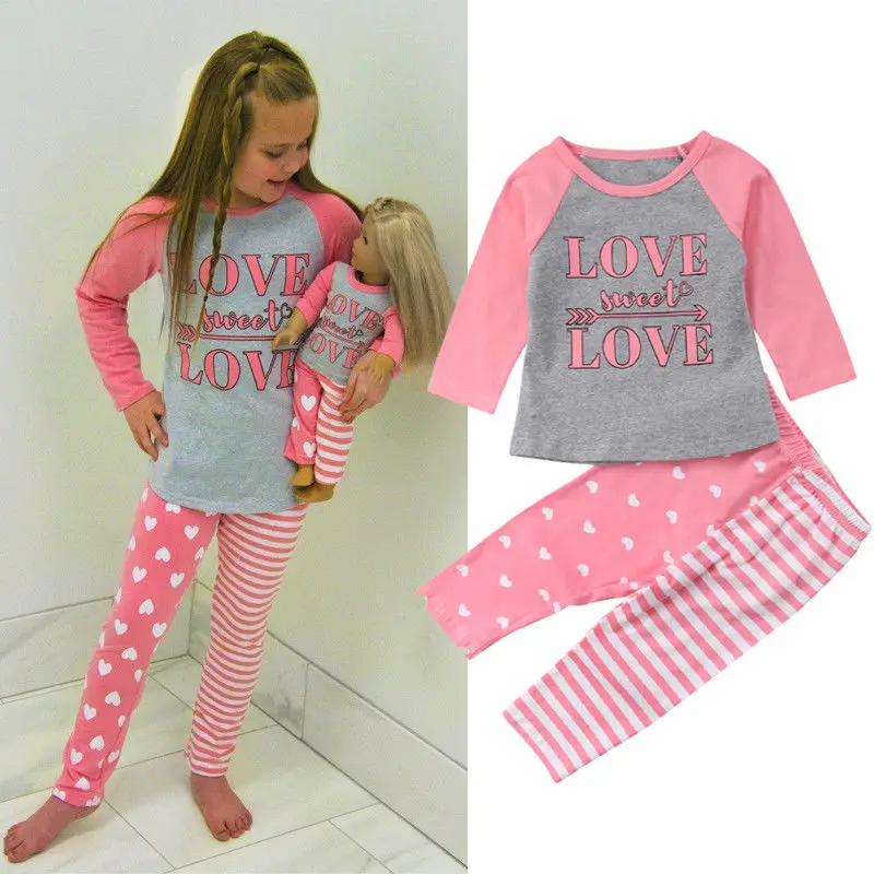 Lovely Baby Kids Girls Matching Outfits T-shirt Romper Tops+Print Long Pants Outfits Clothes Set Summer Pink Littler Big Sister
Lovely Baby Kids Girls Matching Outfits T-shirt Romper Tops+Print Long Pants Outfits Clothes Set Summer Pink Littler Big Sister