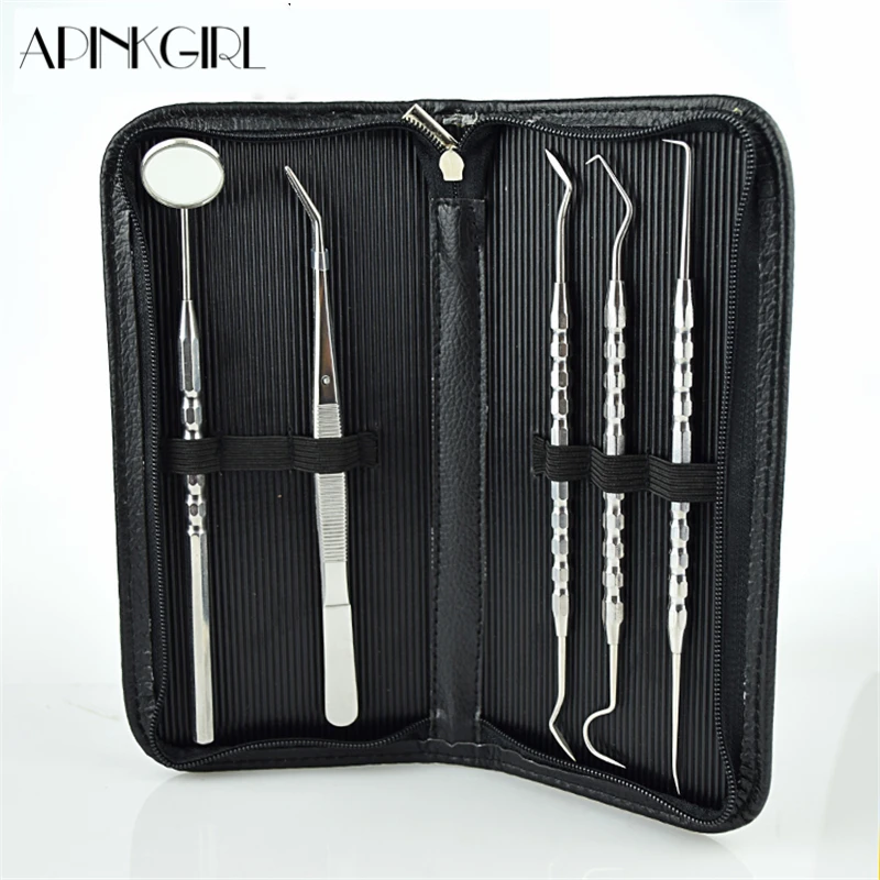 APINKGIRL Dental Teeth Whitening Clean Tool Set Teeth Cleaning Tartar Remover Stainless Steel Scraper With Mirror Oral Hygiene
APINKGIRL Dental Teeth Whitening Clean Tool Set Teeth Cleaning Tartar Remover Stainless Steel Scraper With Mirror Oral Hygiene