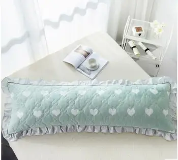 Korean thicken cotton lace pillowcase 1.2/1.5/1.8 m cotton long pillow cover bed decorative pillow case bedroom
Korean thicken cotton lace pillowcase 1.2/1.5/1.8 m cotton long pillow cover bed decorative pillow case bedroom