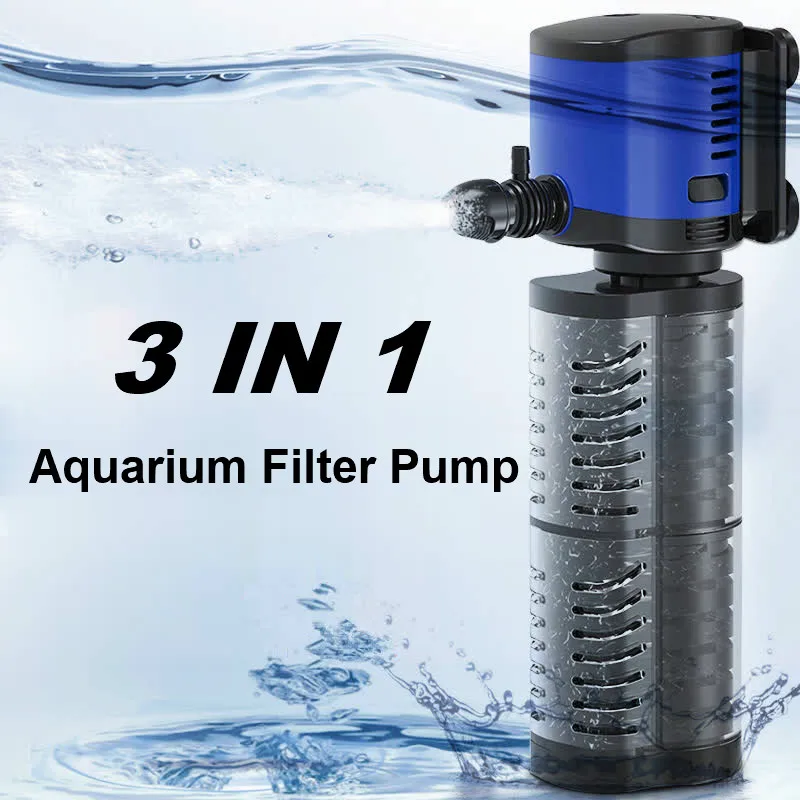 3 In 1 Internal Aquarium Filter Pump Fish Tank Submersible Water Pump Aquarium Multifunction Filter Aerator Water Surf Pump
3 In 1 Internal Aquarium Filter Pump Fish Tank Submersible Water Pump Aquarium Multifunction Filter Aerator Water Surf Pump