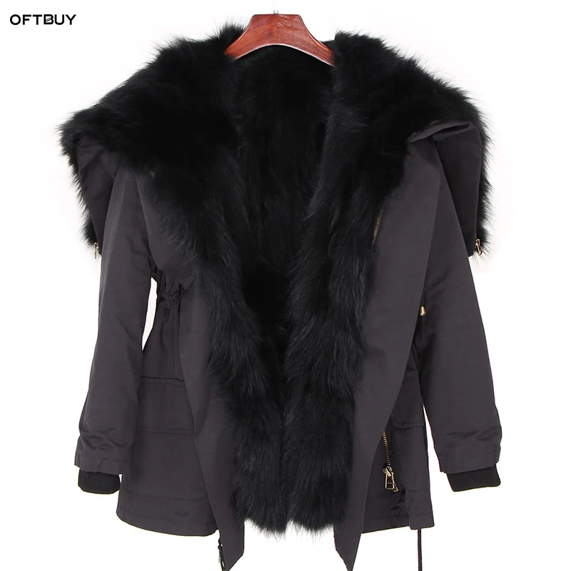 OFTBUY 2019 long jacket winter coat women black parka big natural real fox fur coat korean fashion streetwear christmas clothes
OFTBUY 2019 long jacket winter coat women black parka big natural real fox fur coat korean fashion streetwear christmas clothes