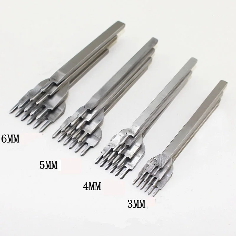 Free Shipping 4 PCS Diy Handmade Leather Craft Tools Shiny Stainless Steel Punch Upgrading Prong pitch 3mm/4mm/5mm/6mm
Free Shipping 4 PCS Diy Handmade Leather Craft Tools Shiny Stainless Steel Punch Upgrading Prong pitch 3mm/4mm/5mm/6mm