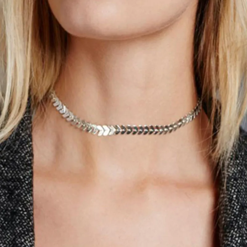 Simple Fashion Jewelry Metal Choker Necklace for Women Gold Color Punk Black Chokers Necklaces bib Bar collares bijoux x220
Simple Fashion Jewelry Metal Choker Necklace for Women Gold Color Punk Black Chokers Necklaces bib Bar collares bijoux x220