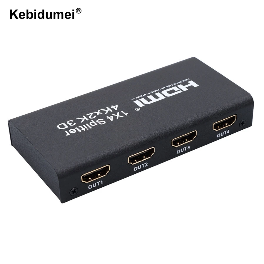 HD1080p 4 port HDMI Splitter 1X4 with power adapter HDMI 1.4 video audio converter support 3D 4K*2K For XBOX Laptop For HDTV
HD1080p 4 port HDMI Splitter 1X4 with power adapter HDMI 1.4 video audio converter support 3D 4K*2K For XBOX Laptop For HDTV