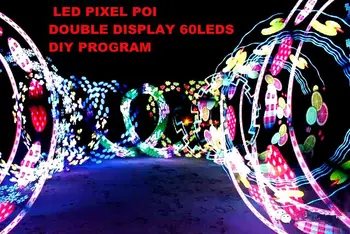 LED poi, Club led stick, 2*30Pixels poi, LEN 28CM,Bar LED poi,full-color LED nunchakus, DIY programmable poi
LED poi, Club led stick, 2*30Pixels poi, LEN 28CM,Bar LED poi,full-color LED nunchakus, DIY programmable poi