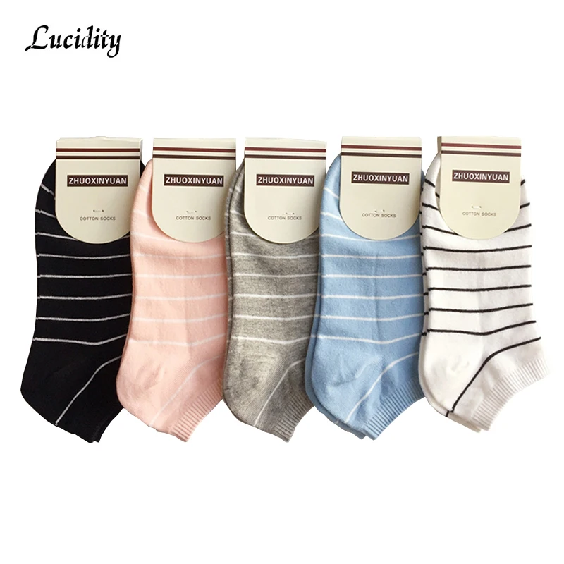 Summer Cotton Women Striped Socks Womens Fashion Simple Sock Candy Color Students Female Daily Socks Girls 5pairs/lot =10pieces
Summer Cotton Women Striped Socks Womens Fashion Simple Sock Candy Color Students Female Daily Socks Girls 5pairs/lot =10pieces