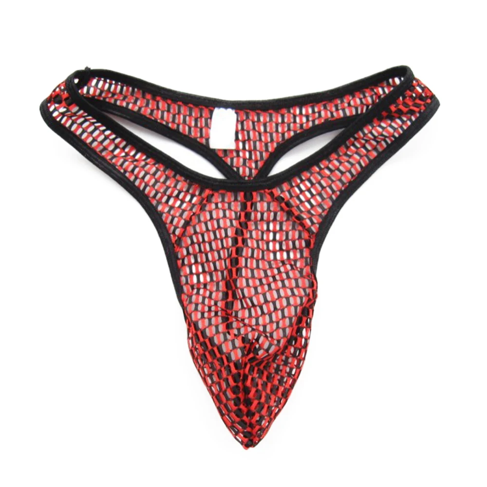 Sexy Lingerie Men Temptation Perspective Plaid Thong Men Transparent Underwear Breathable Hollow Jockstrap Gay Red Underwear
Sexy Lingerie Men Temptation Perspective Plaid Thong Men Transparent Underwear Breathable Hollow Jockstrap Gay Red Underwear