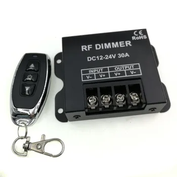RF LED Dimmer Wireless Brightness 3 Keys Remote Controller DC 12V 24V 30A 360W 720W for 5050 3528 Single Color Strip Lights
RF LED Dimmer Wireless Brightness 3 Keys Remote Controller DC 12V 24V 30A 360W 720W for 5050 3528 Single Color Strip Lights