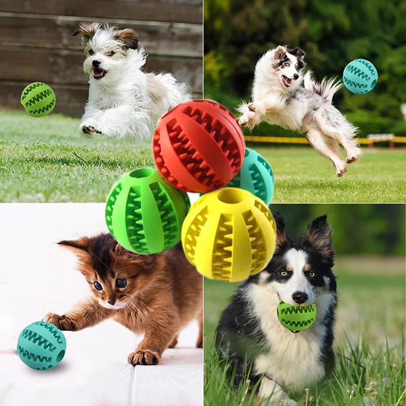 1pc cat Dog Ball Toys 5cm Interactive Non-Toxic Soft Rubber cats Dogs chew Toys Pets Tooth clean jumping balls IQ training toy
1pc cat Dog Ball Toys 5cm Interactive Non-Toxic Soft Rubber cats Dogs chew Toys Pets Tooth clean jumping balls IQ training toy