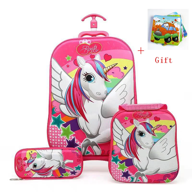 Hot 3PCS/set 3D Stereo Trolley Case Cute Baggage Anime Kids Travel Suitcase Girl Cartoon Luggage EVA Children Schoolbag
Hot 3PCS/set 3D Stereo Trolley Case Cute Baggage Anime Kids Travel Suitcase Girl Cartoon Luggage EVA Children Schoolbag