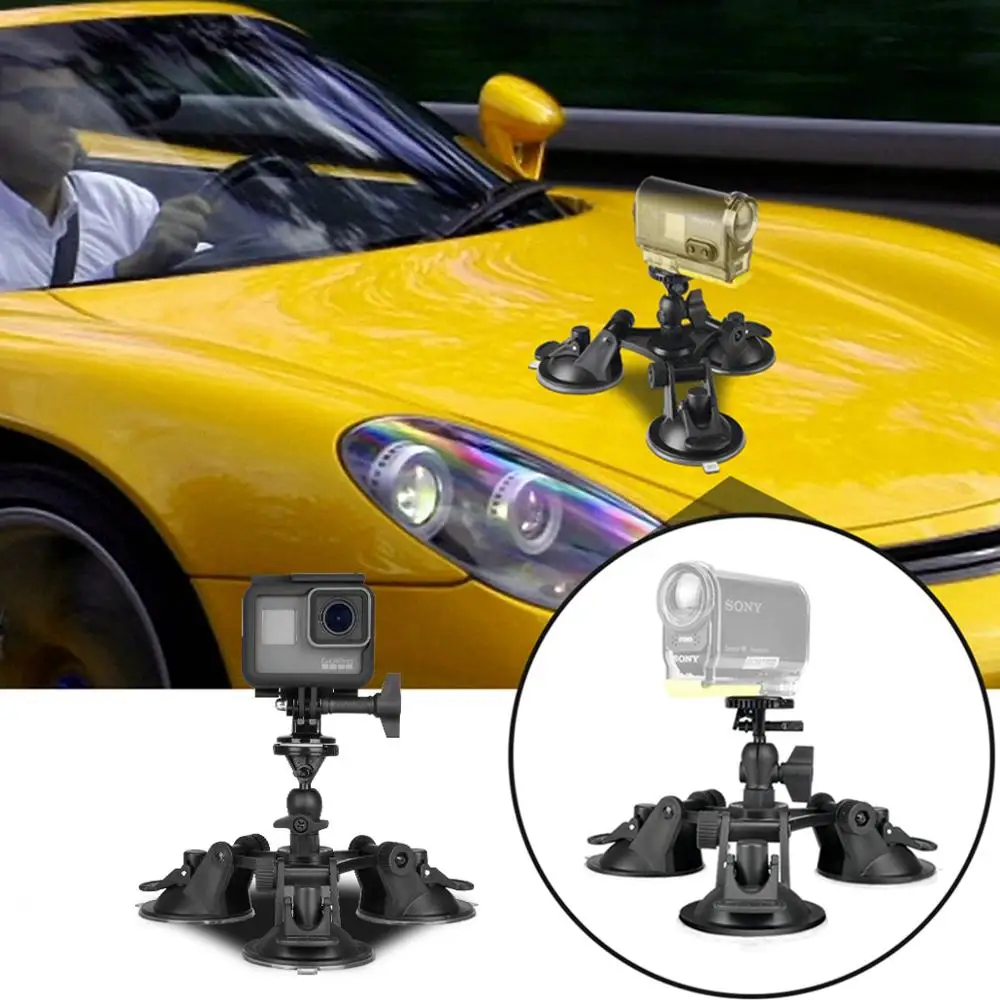 3-Cup Car Suction Cup Car DV Windshield Camera Stand Holder Suction Cup Mount Tripod Holder For Sony HDR X3000 AS300 AS100 AS50
3-Cup Car Suction Cup Car DV Windshield Camera Stand Holder Suction Cup Mount Tripod Holder For Sony HDR X3000 AS300 AS100 AS50