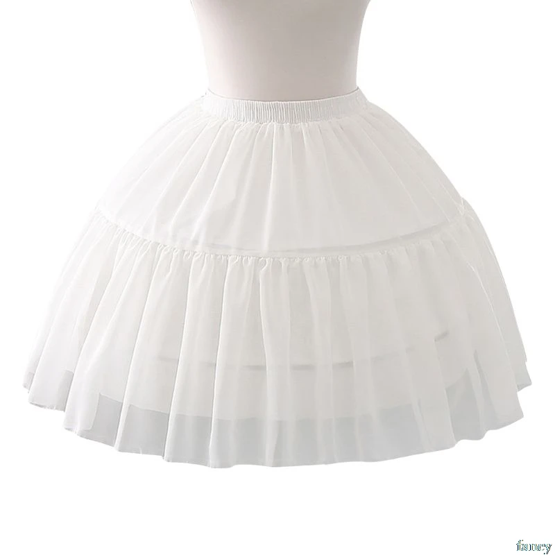 Women Girls Multi Layer Cosplay Lolita Underskirt Elastic Waistband Single Steel Loop Bridal Wedding Dress Petticoat White
Women Girls Multi Layer Cosplay Lolita Underskirt Elastic Waistband Single Steel Loop Bridal Wedding Dress Petticoat White