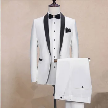 Men's suit men's fashion gentleman suit three-piece suit (jacket + pants + vest) wedding wedding banquet dress support custom
Men's suit men's fashion gentleman suit three-piece suit (jacket + pants + vest) wedding wedding banquet dress support custom