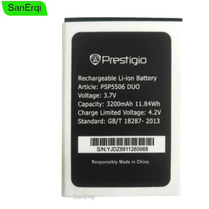 Battery For Prestigio Grace Q5 PSP5506DUO PSP5506 PSP 5506 DUO High Quality 3.8V 3200mAh Replacement
Battery For Prestigio Grace Q5 PSP5506DUO PSP5506 PSP 5506 DUO High Quality 3.8V 3200mAh Replacement