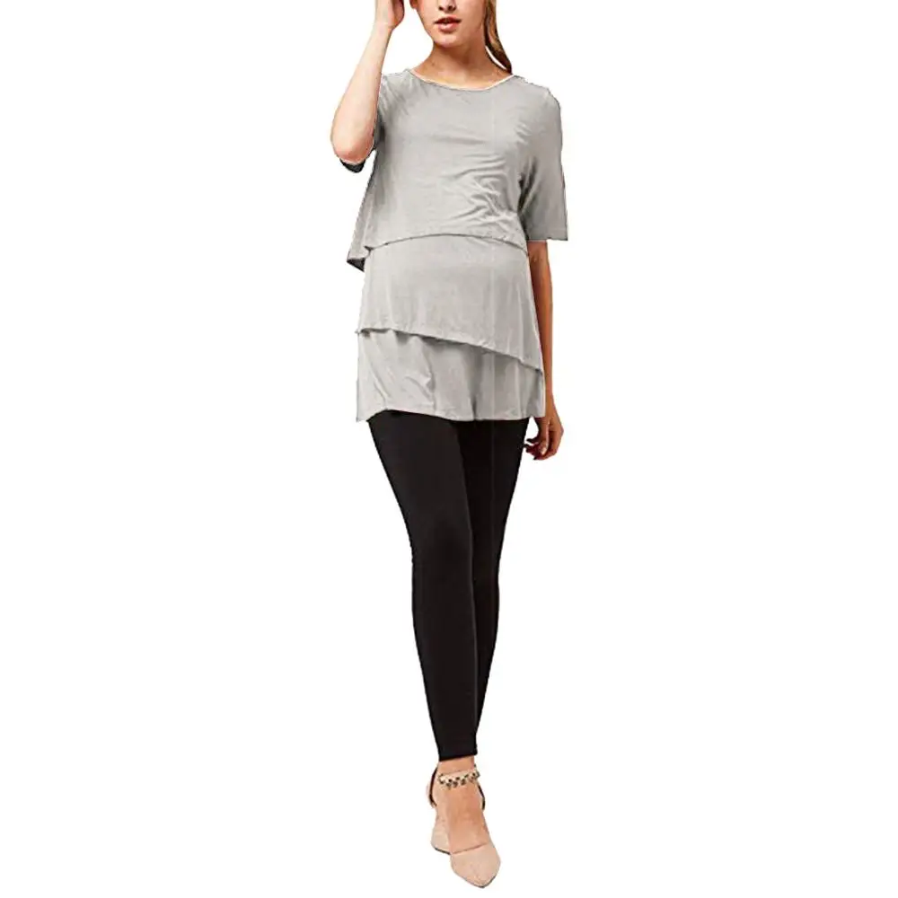 Nursing Top Tee Maternity Breastfeeding Clothes For Pregnant Women T-Shirt Pregnancy Feeding Clothing Gravidas Wear Summer 2019
Nursing Top Tee Maternity Breastfeeding Clothes For Pregnant Women T-Shirt Pregnancy Feeding Clothing Gravidas Wear Summer 2019